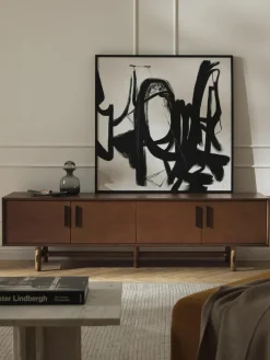 Tv-meubel Diana van eikenhout^Westwing Collection Best