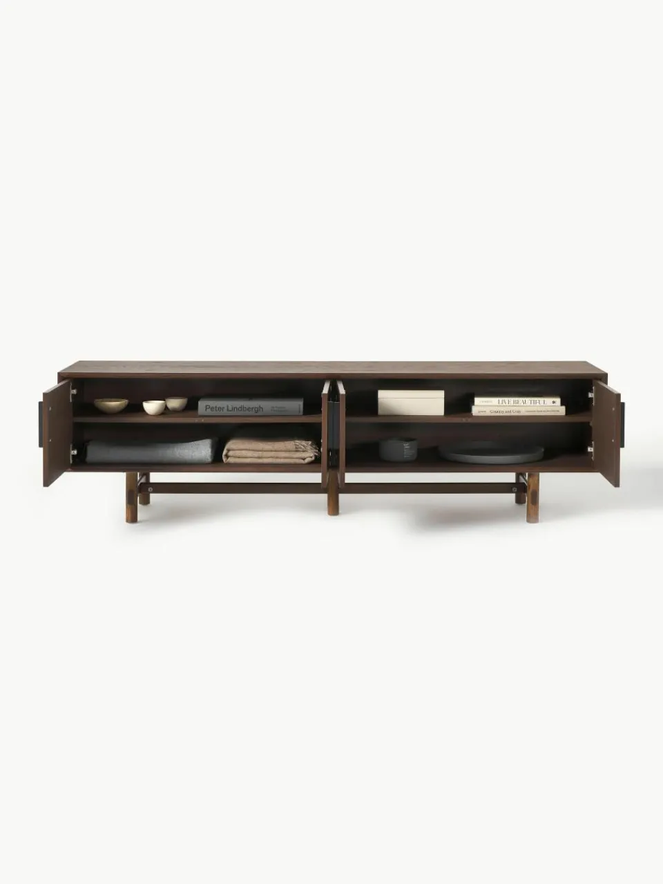 Tv-meubel Diana van eikenhout^Westwing Collection Best