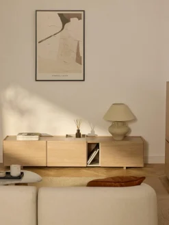 Tv-meubel Larsen van hout^Westwing Collection Hot