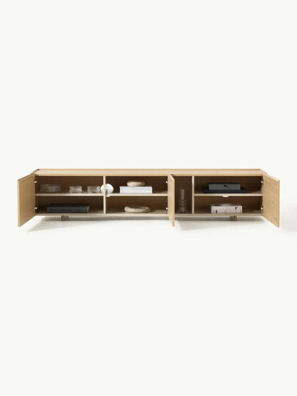 Tv-meubel Larsen van hout^Westwing Collection Hot