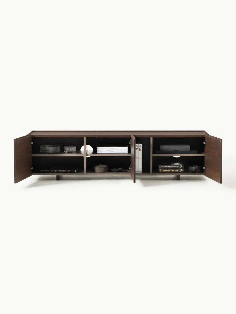 Tv-meubel Larsen van hout^Westwing Collection New