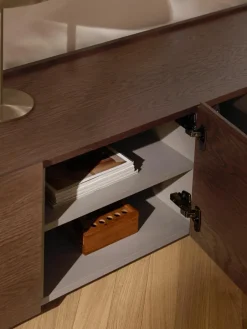 Tv-meubel Larsen van hout^Westwing Collection New