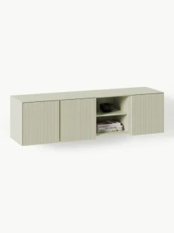 Tv-meubel Shea met geribde voorzijde^Westwing Collection Sale