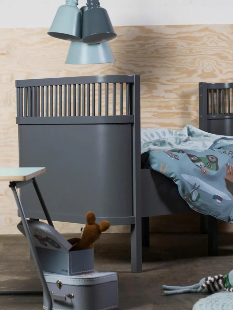 Uitschuifbaar babybedje Baby & Junior van berkenhout, 70 x 110/150 cm^Sebra Hot