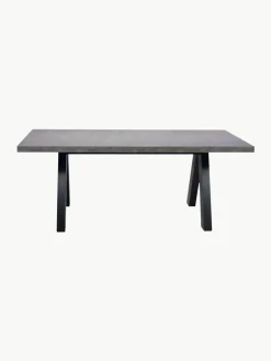Uitschuifbare eettafel Apex in beton optiek, 200 - 250 x 100 cm^Westwing Best
