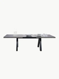Uitschuifbare eettafel Apex in beton optiek, 200 - 250 x 100 cm^Westwing Best
