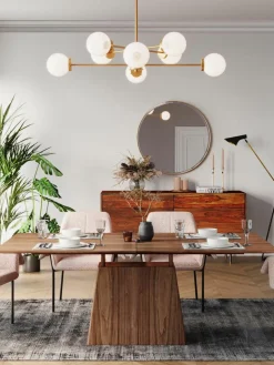 Uitschuifbare eettafel Benvenuto, 200 - 250 x 110 cm^Kare Design New
