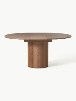 Uitschuifbare eettafel Filo met groefstructuur, 120 - 160 x 75 cm^Westwing Collection Discount