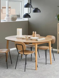 Uitschuifbare eettafel Montreux, Ø 115 - Ø 155 cm^Westwing Outlet