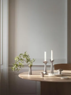 Vaas Bloom Botanica van edelstaal, H 15 cm^GEORG JENSEN Best
