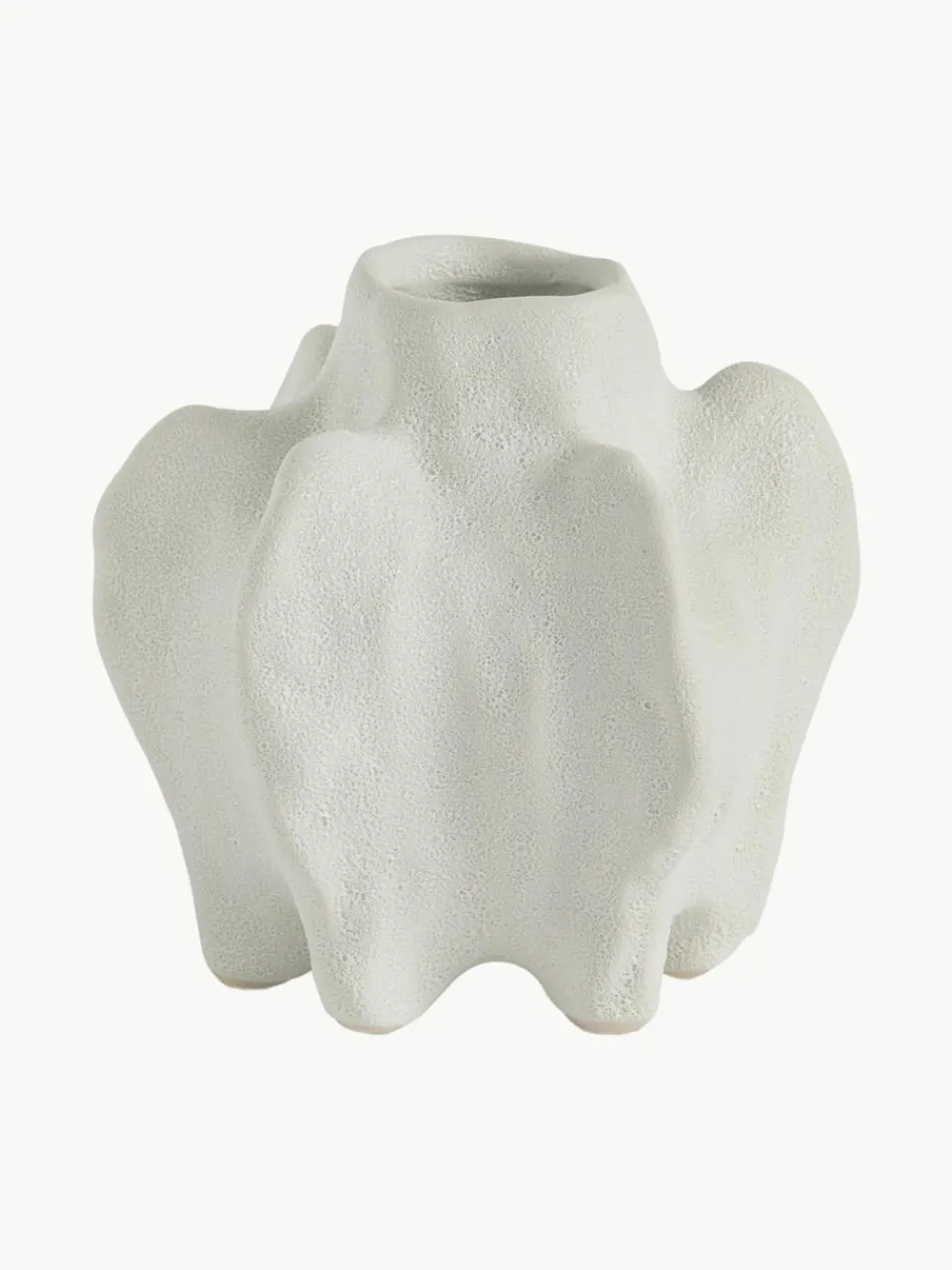 Vaas Coral van keramiek, H 13 cm^ANDREA HOUSE Hot