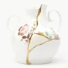 Vaas Kintsugi van beenderporselein, H 19 cm^SELETTI Online
