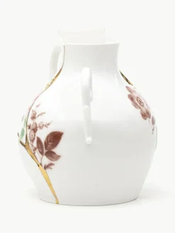 Vaas Kintsugi van beenderporselein, H 19 cm^SELETTI Online