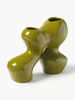 Vaas Madhuri van keramiek, H 25 cm^Westwing Collection Clearance
