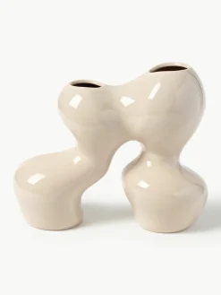 Vaas Madhuri van keramiek, H 25 cm^Westwing Collection Sale