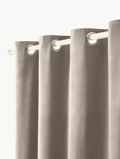 Verduisterend fluwelen gordijn Rush met oogjes, set van 2^Westwing Collection Online