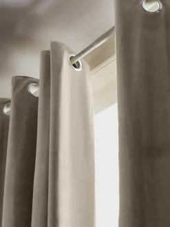 Verduisterend fluwelen gordijn Rush met oogjes, set van 2^Westwing Collection Online