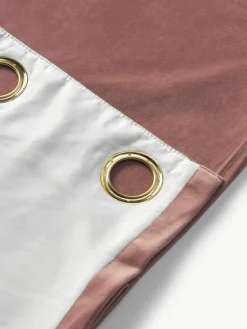 Verduisterend fluwelen gordijn Rush met oogjes, 2 stuks^Westwing Collection Best