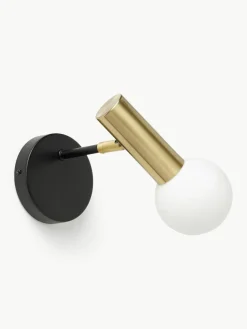 Verstelbare wandlamp Wilson met glazen lampenkap^Westwing Collection Discount