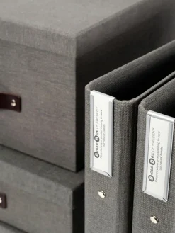 Verticale etikethouder Clips Label, 4 stuks^Bigso Box of Sweden Hot