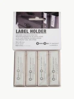 Verticale etikethouder Clips Label, 4 stuks^Bigso Box of Sweden Hot