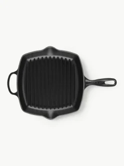 Vierkante grillpan Signature Collection van gietijzer met gegroefde structuur^LE CREUSET Sale