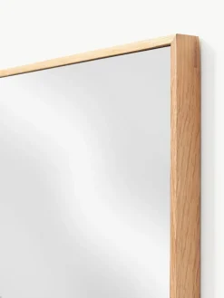 Vierkante passpiegel Avery met eikenhouten lijst^Westwing Collection Hot