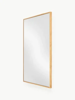 Vierkante wandspiegel Avery met eikenhouten lijst^Westwing Collection Clearance