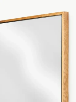 Vierkante wandspiegel Avery met eikenhouten lijst^Westwing Collection Clearance