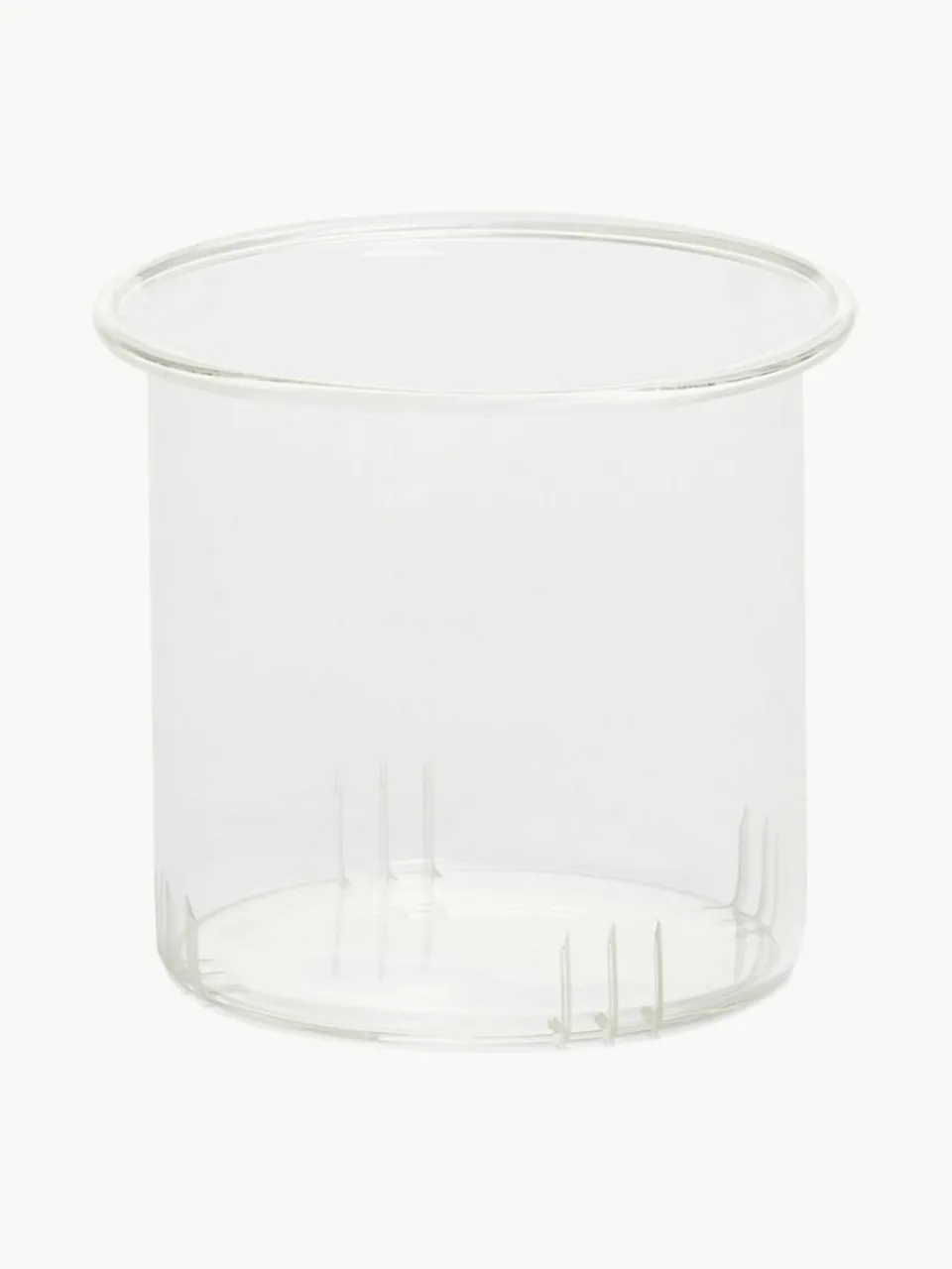 Vintage glazen theepot met theezeefje, 1 Liter^ANDREA HOUSE New