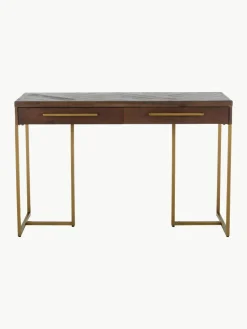 Visgraat sidetable Class met acaciahoutfineer^Dutchbone Online