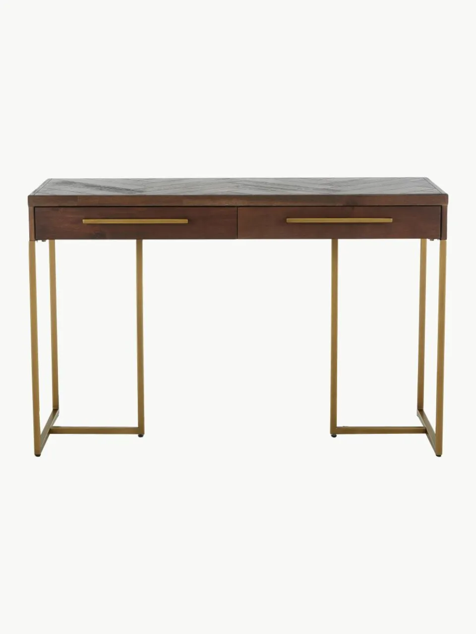 Visgraat sidetable Class met acaciahoutfineer^Dutchbone Online
