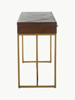 Visgraat sidetable Class met acaciahoutfineer^Dutchbone Online