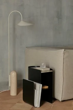 Vloerlamp Arum met travertin voet, verstelbaar^ferm LIVING Discount