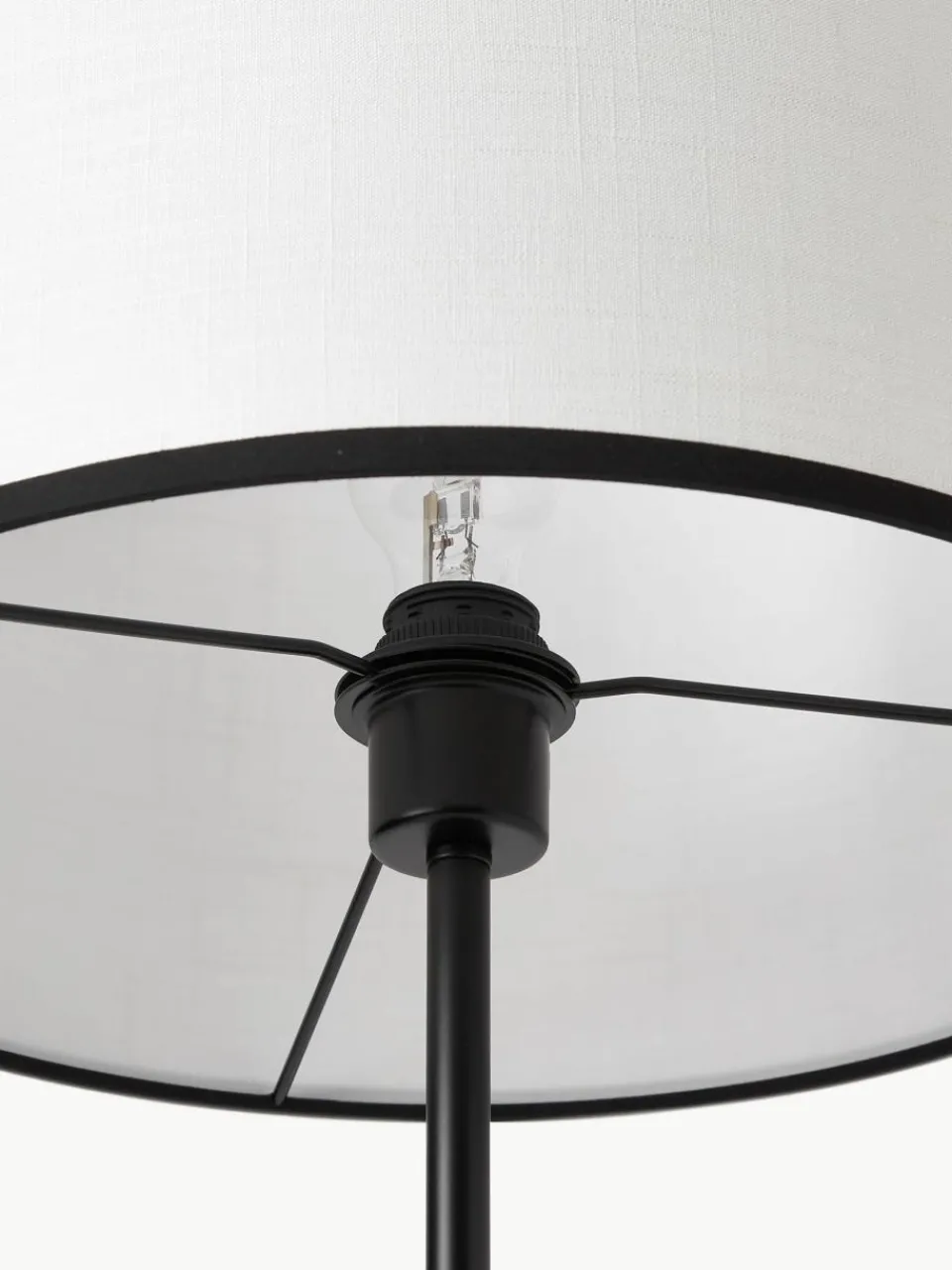 Vloerlamp Claudette met linnen lampenkap^Westwing Collection Discount