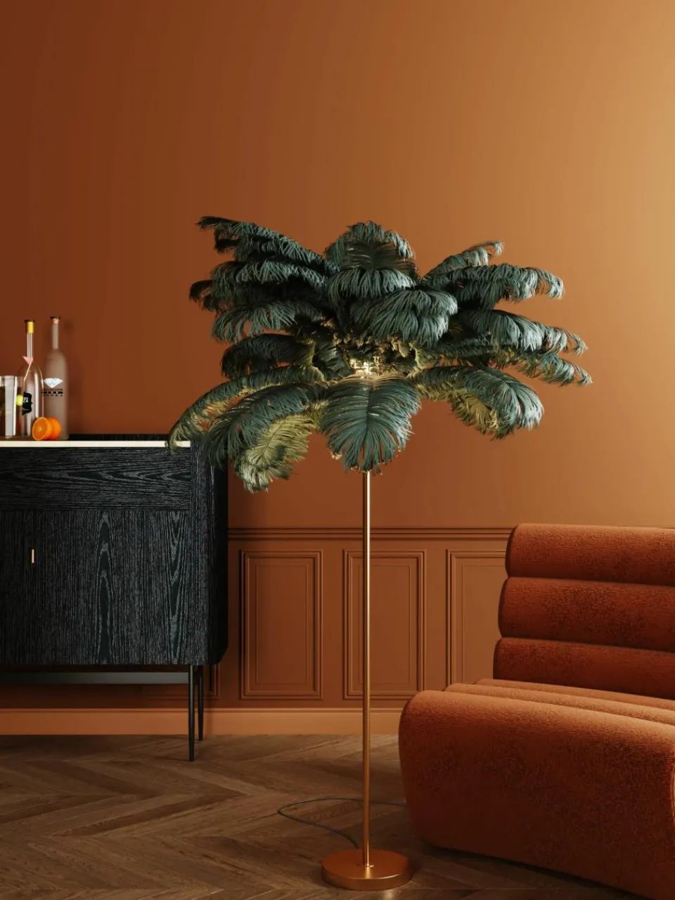 Vloerlamp Feather Palm^Kare Design Online