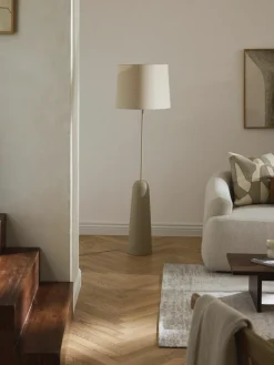 Vloerlamp Kaya met betonnen voet^Westwing Collection Outlet