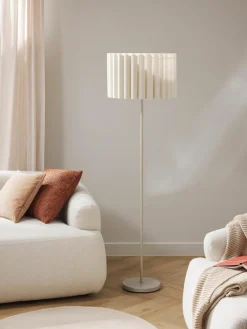 Vloerlamp Lucina van linnen^Westwing Collection Hot