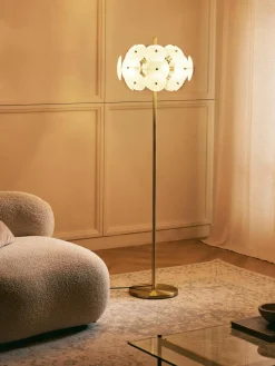 Vloerlamp Mireille van glas^Westwing Collection Fashion