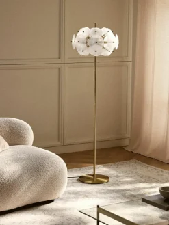 Vloerlamp Mireille van glas^Westwing Collection Fashion