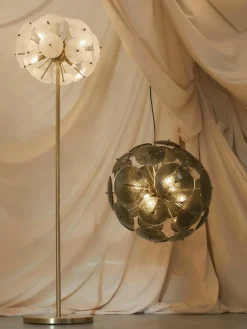 Vloerlamp Mireille van glas^Westwing Collection Fashion
