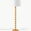 Vloerlamp Shona met houten voet^Westwing Collection New