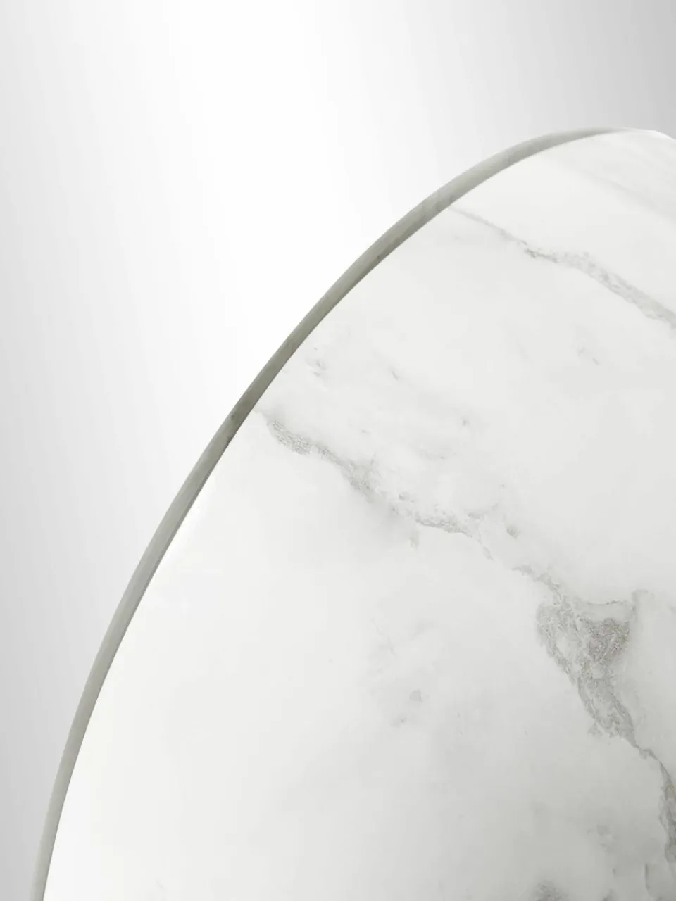 Vloerspiegel Bonita met voetstuk in marmerlook^Westwing Collection Clearance