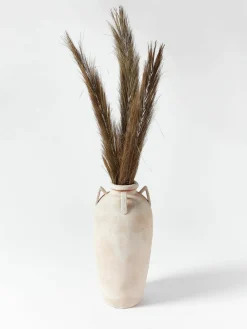 Vloervaas Liah met zandafwerking, H 70 cm^Westwing Collection Fashion