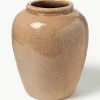 Vloervaas Veda van terracotta, H 39 cm^Westwing Collection Best
