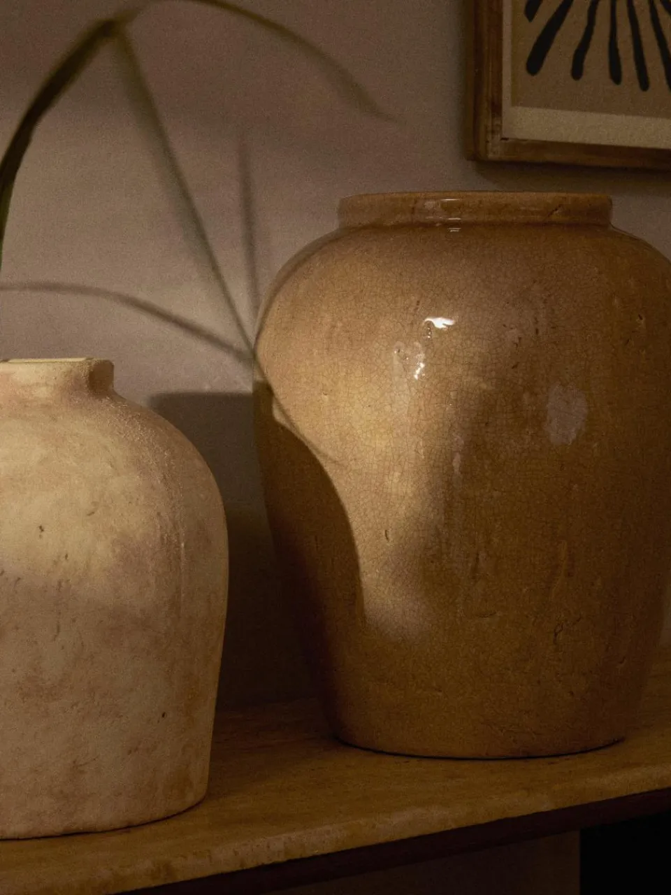 Vloervaas Veda van terracotta, H 39 cm^Westwing Collection Best