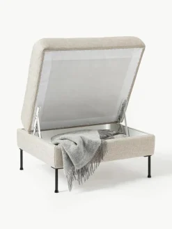 Voetenbank Cucita met opbergruimte^Westwing Collection Fashion