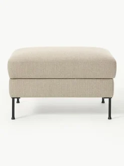 Voetenbank Cucita met opbergruimte^Westwing Collection Fashion