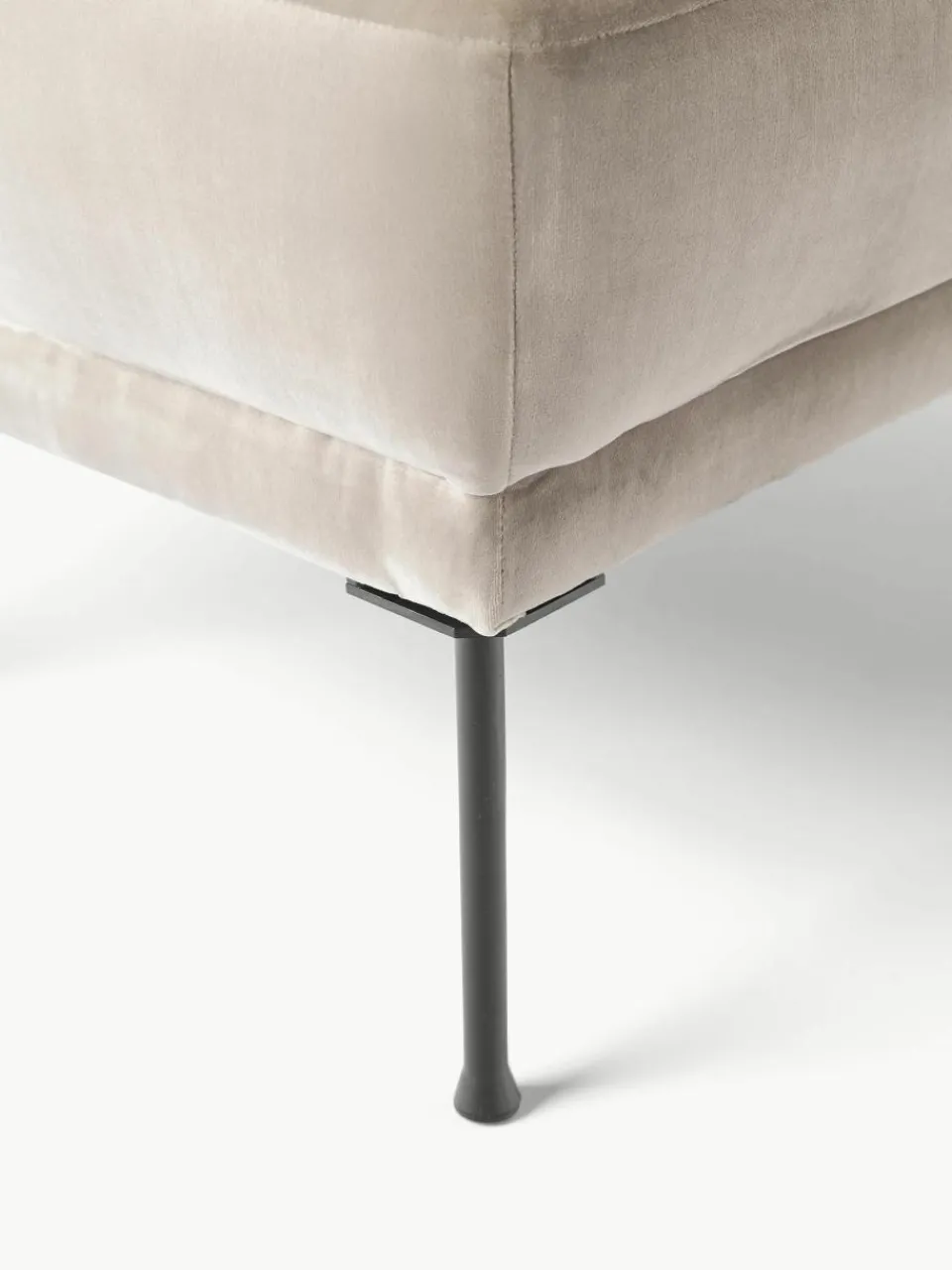 Voetenbank Fluente van fluweel^Westwing Collection Best