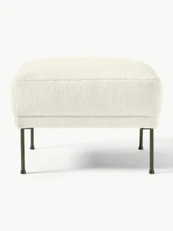 Voetenbank Fluente van teddystof^Westwing Collection Clearance